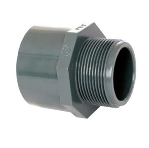 Переход Ø 75/90-2 ½“ с внешней резьбой (CORAPLAX)
