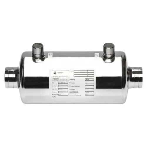 Теплообменник 14кВт Max Dapra D-HWT 12 корпус н/с спираль н/с AISI 316 (100124)